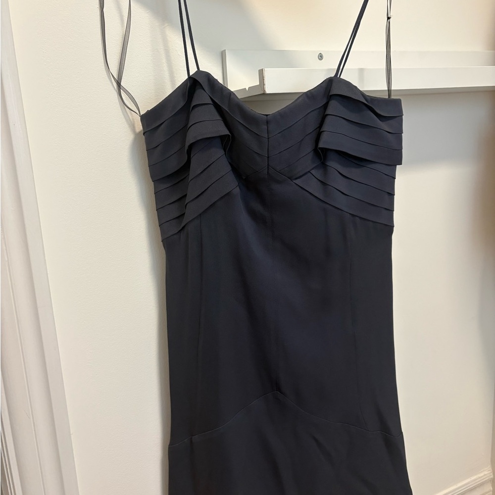 Patrizia Pepe Elegant dark grey silk slip Dress